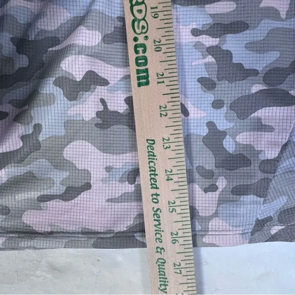 Fabletics Cashel Curved Cinch Tank Pink & Gray Camo Size Large - Picture 13 of 15